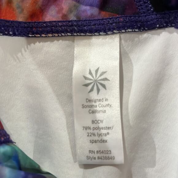 Athleta Floral Fade Sonar Capri Leggings Size X Small - Picture 7 of 7